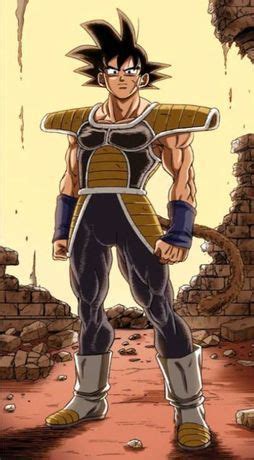Bardock en su armadura Saiyajin