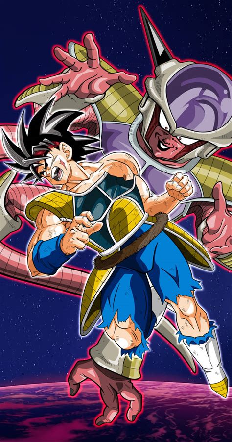 Bardock enfrentándose a Freezer