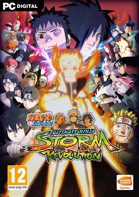 Interfaz de Naruto Shippuden Ultimate Ninja Storm Revolution mostrando el modo VS