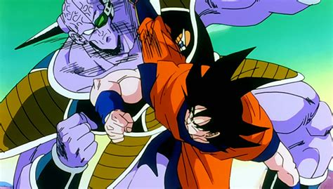 Goku vs Capitán Ginyu en Namek