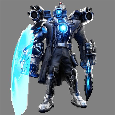 Titan Camara en combate contra G-Toilet