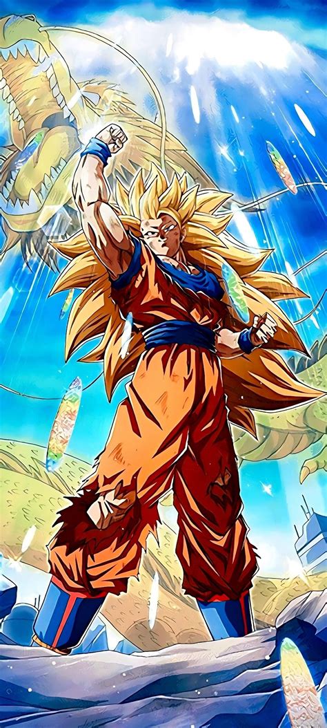 Goku usando el Puño del Dragón