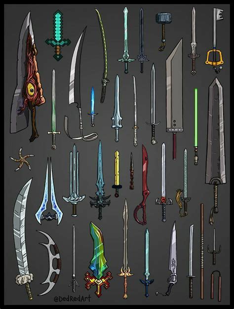 Colección de réplicas de espadas de anime