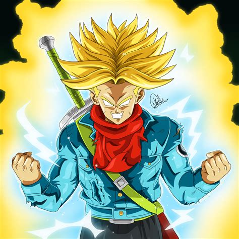 Peluca de Trunks estilo Super Saiyan