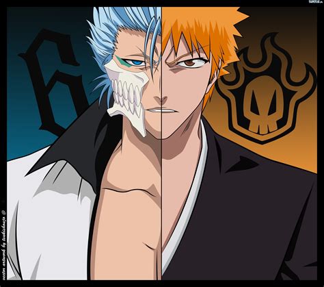 Grimmjow Jaegerjaquez enfrentándose a Ichigo Kurosaki