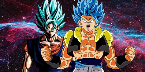 Comparación visual de la fusión de Naruto/Sasuke y Gogeta
