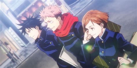 Personajes de Jujutsu Kaisen: Yuji, Megumi, Nobara y Gojo