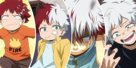 Infancia de Toya Todoroki entrenando