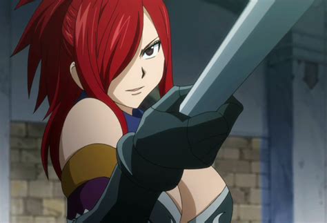 Erza Knightwalker enfrentándose a Fausto