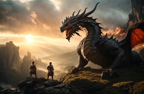 Lucy del futuro explicando la amenaza de los dragones
