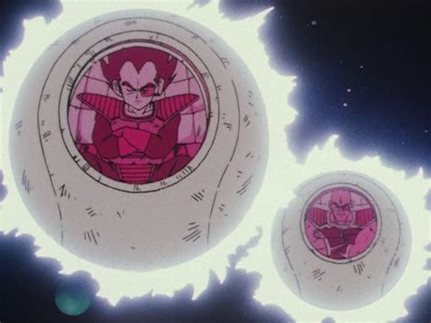 Vegeta y Nappa en el espacio
