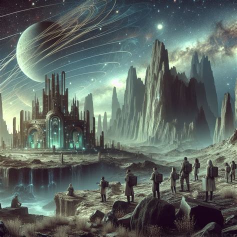El planeta Arlia en ruinas