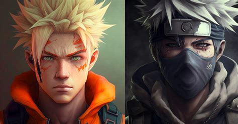 Detalle del rostro de Naruto en versión realista generada por IA