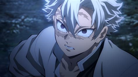 Sanemi Shinazugawa luchando