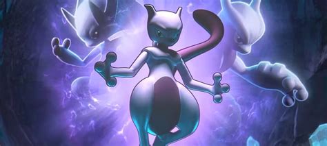 Representación artística de Mewtwo con sus poderes psíquicos