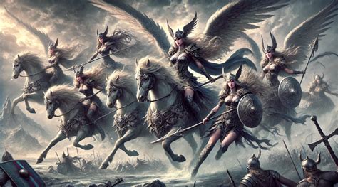 Representación de Odín y las Valquirias