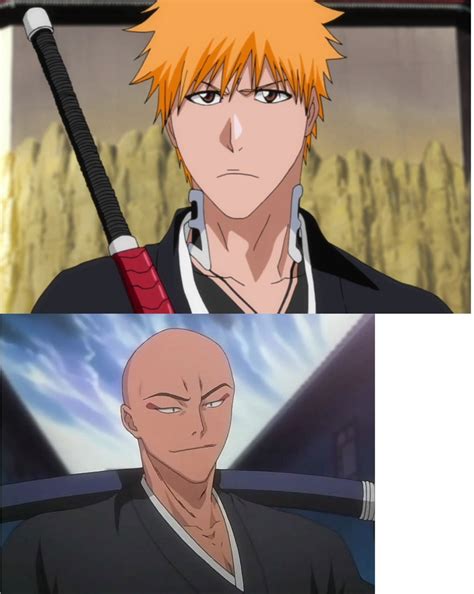 Ichigo Kurosaki enfrentando a Madarame Ikkaku