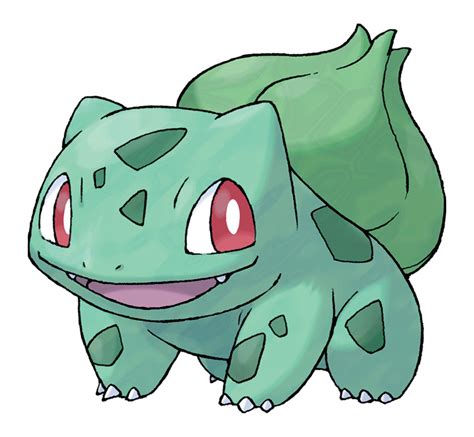 Ilustración de Red con Bulbasaur, su Pokémon inicial.