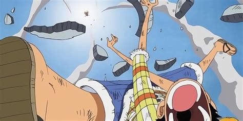 Monkey D. Luffy golpeando a Wapol
