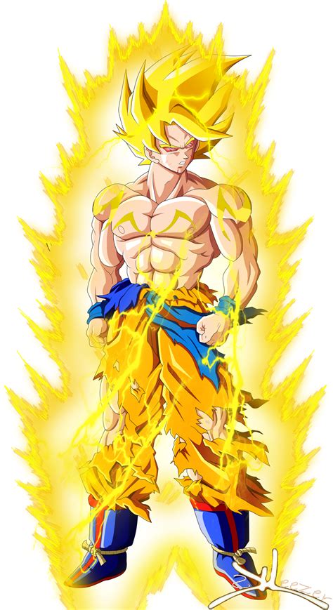 Imagen de Goku en modo Super Saiyan