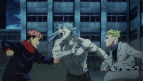 Mahito atacando a Nanami