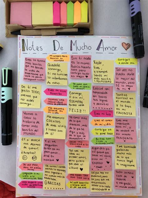 Notas de amor dejadas en un apartamento