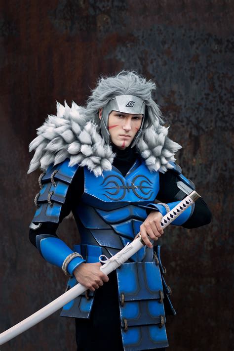 Cosplay femenino de Tobirama Senju realizado por Yaiza Pérez