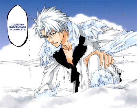 Tōshirō Hitsugaya enfrentándose a Yukio en una dimensión virtual