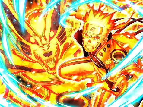 Transformación inicial de Naruto con chakra de Kurama