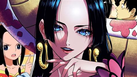 Boa Hancock petrificando a piratas y marines