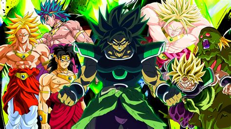 Esquema de las transformaciones de Broly