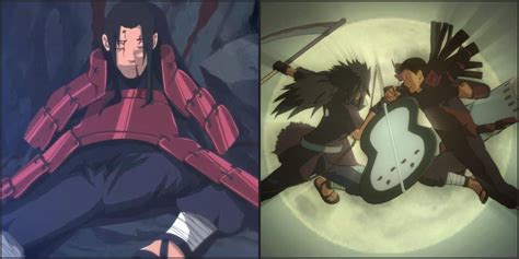 Ilustración de Hashirama Senju mediando entre los otros Kages.