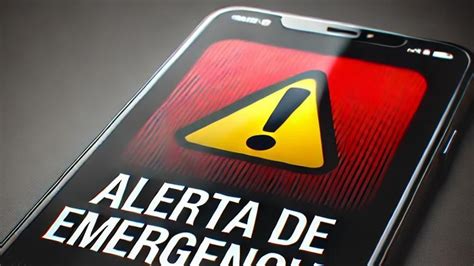 Imagen ilustrativa de un teléfono móvil mostrando una alerta de seguridad