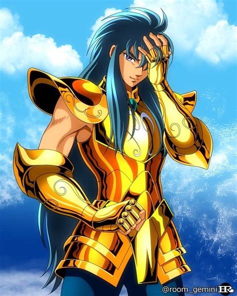 Camus de Acuario en una pose de combate