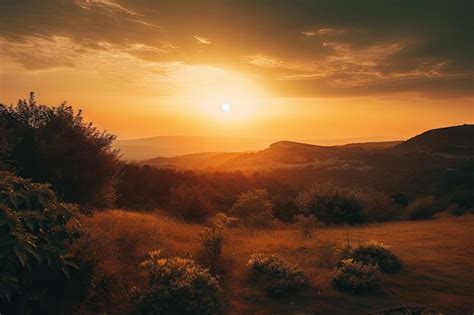 Sasuke Uchiha con tonos cálidos y un atardecer de fondo