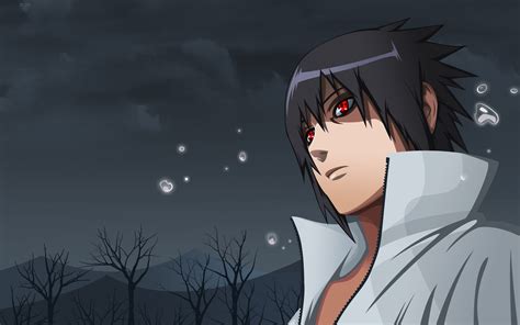 Ejemplo de fondo de pantalla de Sasuke en un dispositivo móvil