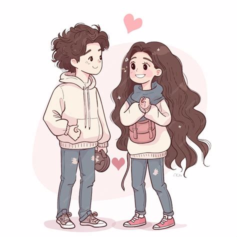 Ilustración de un chico y una chica bajo un árbol de cerezo