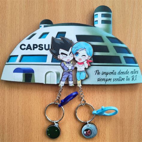 llaveros de vegeta y bulma