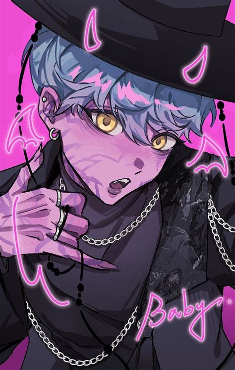 Diseño de personaje de Baby con su aspecto posesivo