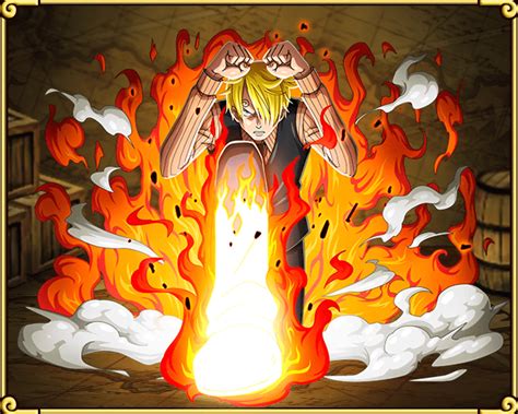 Sanji usando su ataque Diable Jambe