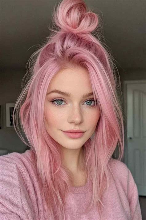 Tendencias de coloración de cabello rosa