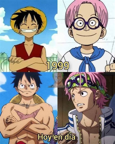 Smoker y Coby hablando con Luffy