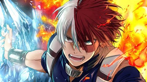 Tabla comparativa de las habilidades de Shoto Todoroki frente a otros héroes.