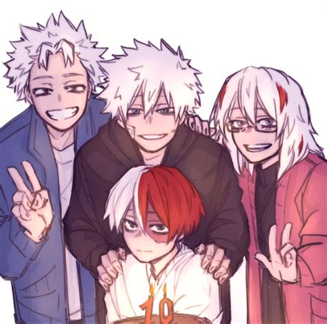 La familia Todoroki reunida, mostrando la complejidad de sus relaciones.