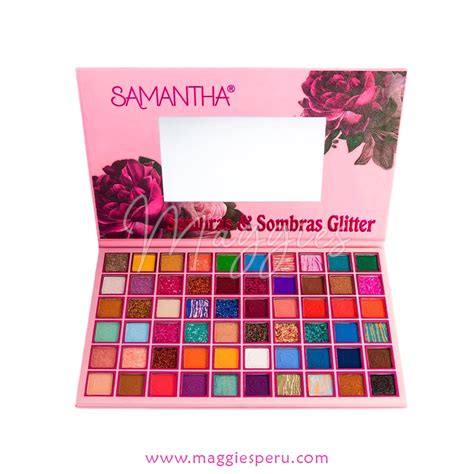 Paleta de sombras glitter Bleach London con colores vibrantes