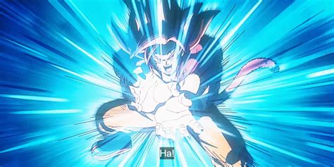 Gogeta lanzando un Kamehameha