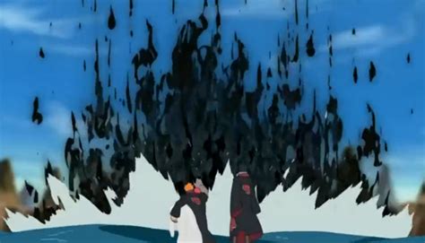 El Amaterasu, las llamas negras de Itachi