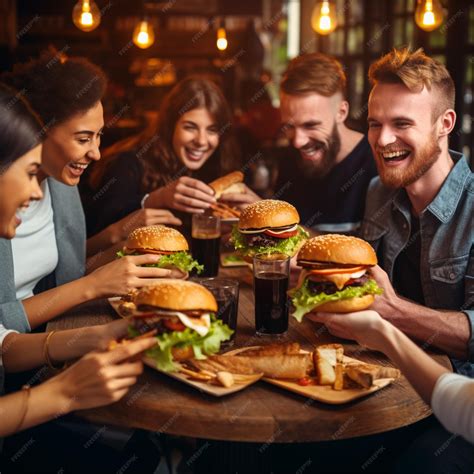Equipo 7 y amigos comiendo