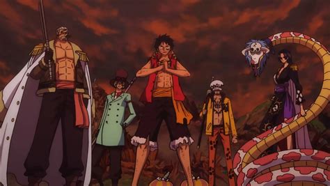 Personajes de One Piece Stampede reunidos