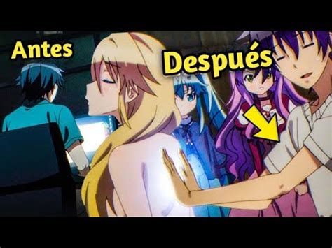 Chico transportado a un mundo de fantasía